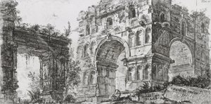 The Temple of Diana by Giovanni Battista Piranesi